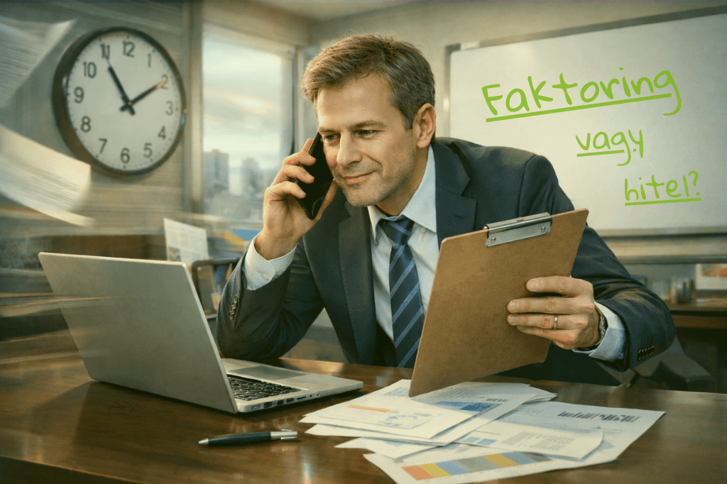 faktoring forgótőke gyors hozzáférés hitel alternatíva